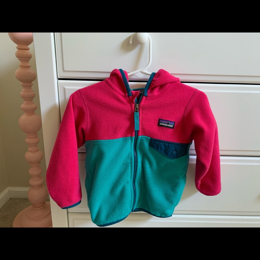 Patagonia fleece jacket 12-18 months